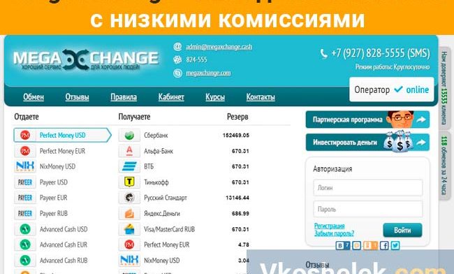 MegaXChange отзывы и обзор обменника с выгодными условиями